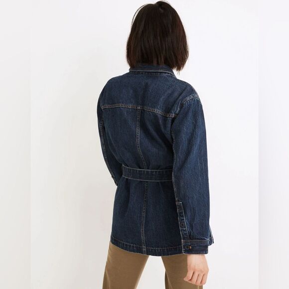 MADEWELL Denim Utility Shirt-Jacket *no belt - Picture 6 of 11